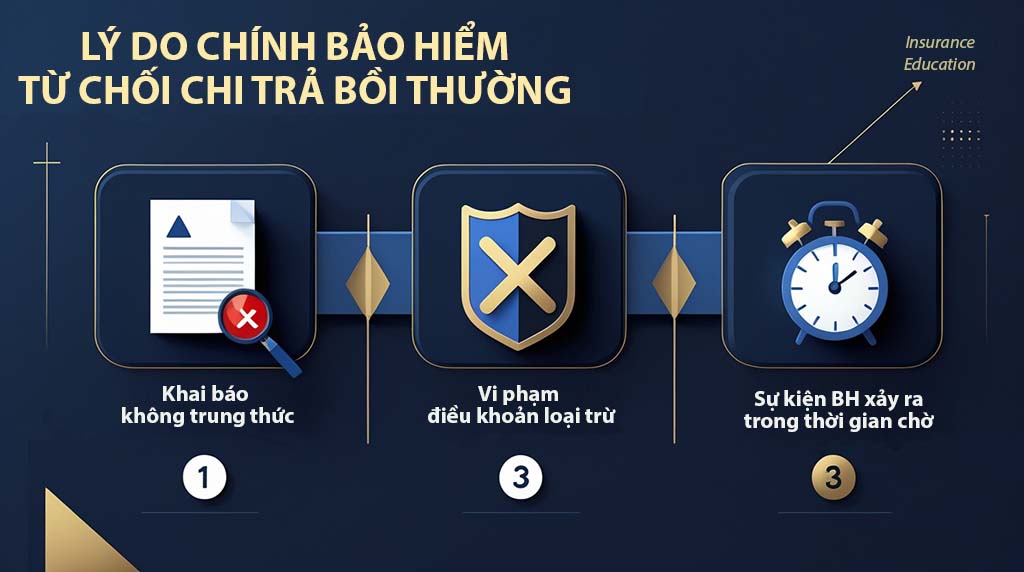 bảo hiểm nhân thọ có phải là lừa đảo. Lý do chính bảo hiểm từ chối chi trả bồi thường