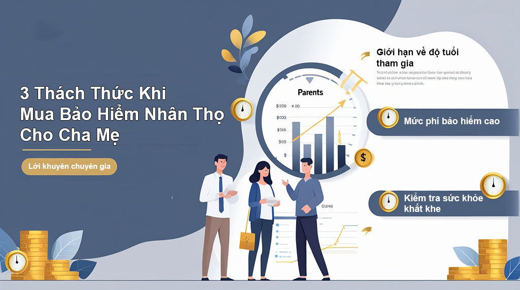 3 thách thức khi mua bảo hiểm nhân thọ cho cha mẹ
