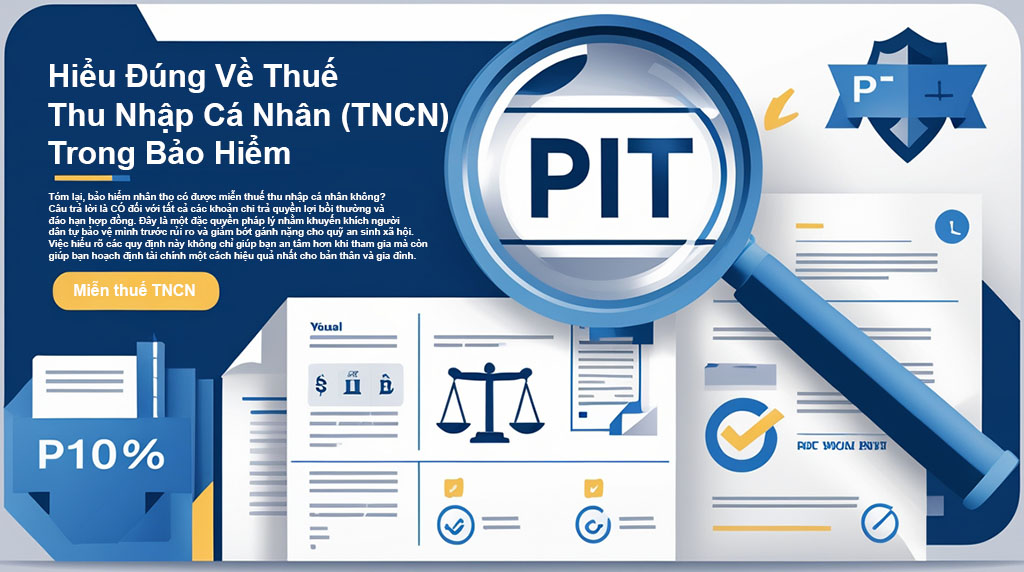 bảo hiểm nhân thọ có được miễn thuế thu nhập cá nhân không? hiểu đúng về thuế TNCN trong BHNT